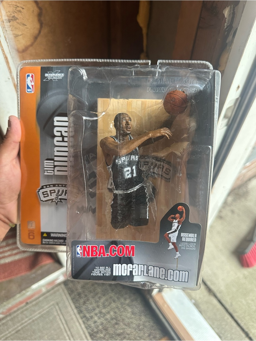 McFarlane NBA Tim Duncan San Antonio Spurs Action Figure - Black
